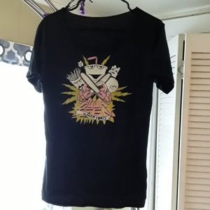 Aqua teen hunger force black DIY shirt hottopic